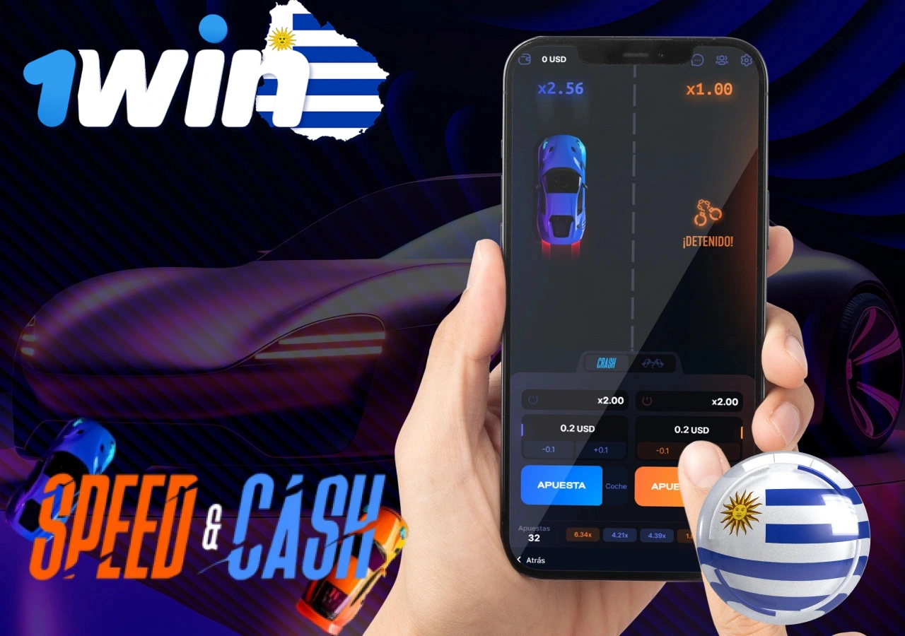 Juega a Speed-n-Cash utilizando la aplicación móvil en Android e iOS.