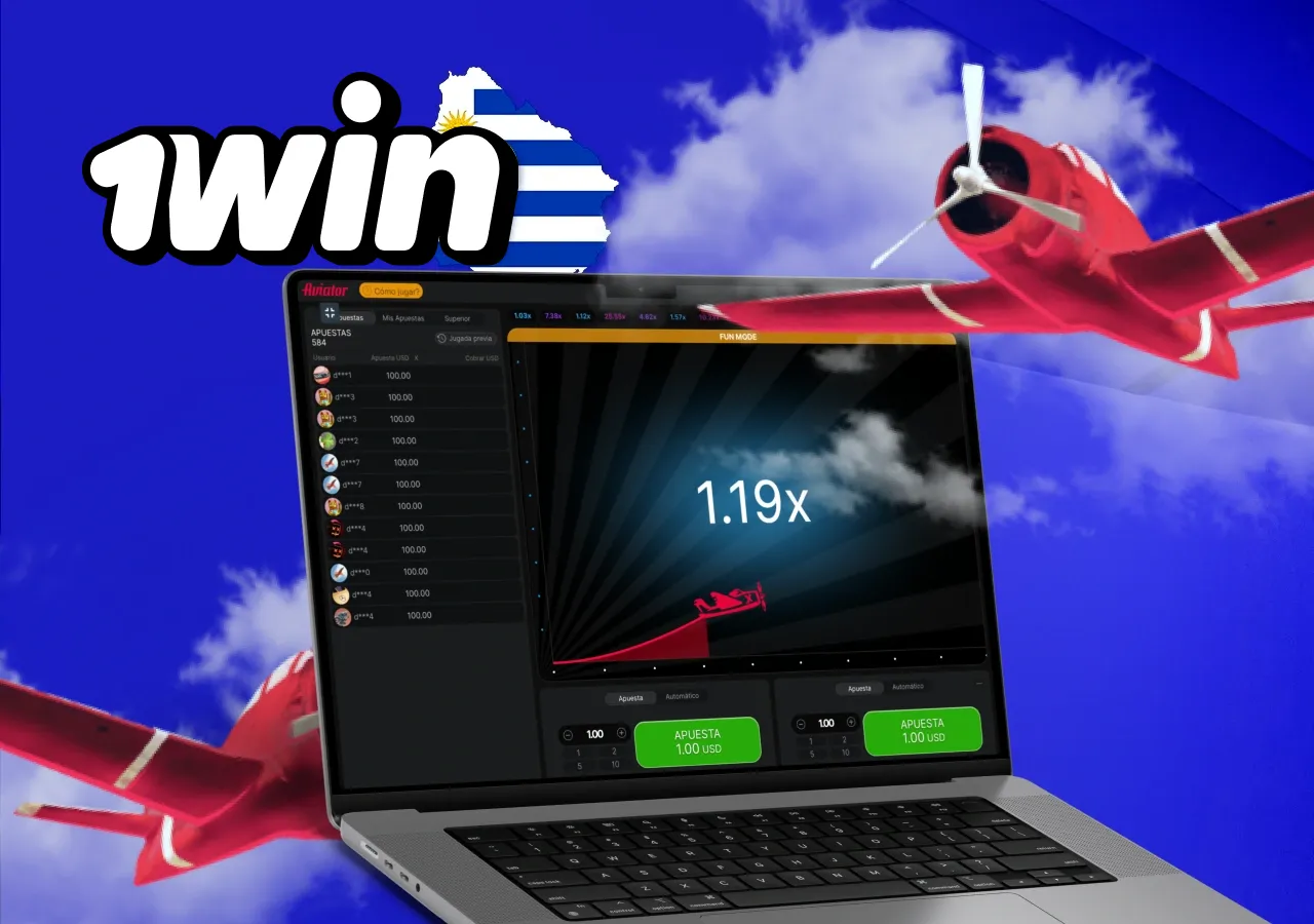 El popular juego 1Win Aviator en la plataforma de la casa de apuestas