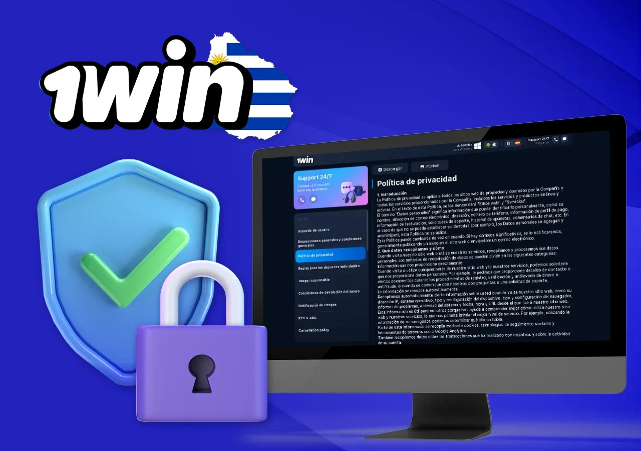 La información sobre 1Win incluye seguridad y protección de los datos de los usuarios.